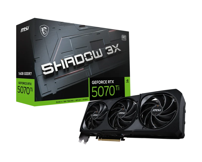 MSI GeForce RTX 5070 Ti 16G SHADOW 3X OC