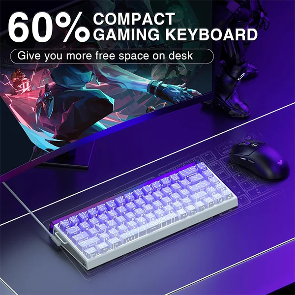 AULA Hero 68 HE Gradient Purple (Dragon King Magnetic Switch)