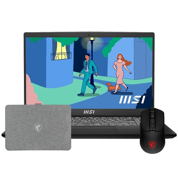 MSI Modern 15 H C13M-297MA i7-13620H/16GB DDR4/512GB SSD/IRIS XE/15.6" FHD/Sleeve+Souris