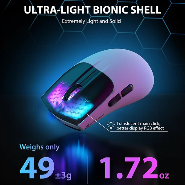 ATTACK SHARK X5 (White&Black)