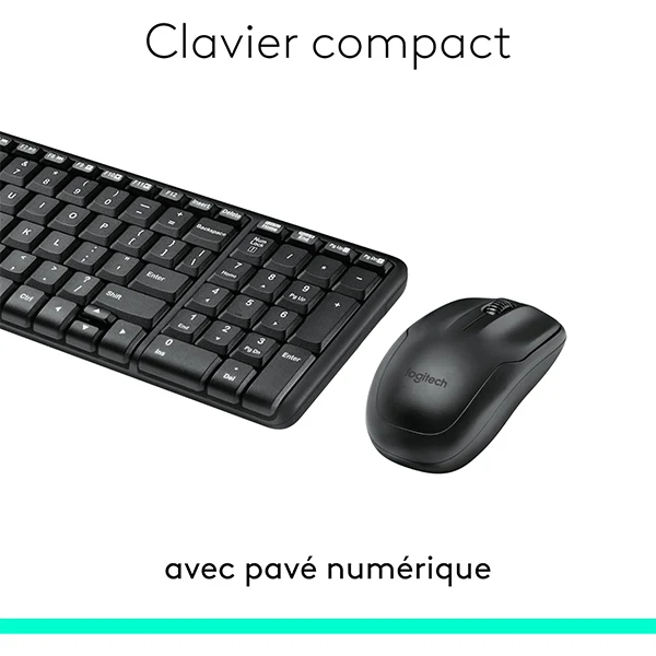 Logitech Combo MK220 Sans-fil (EN-AR)