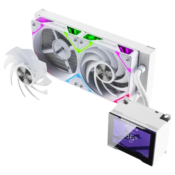 XYZ HYDROVIEW 240 AIO RGB Blanc