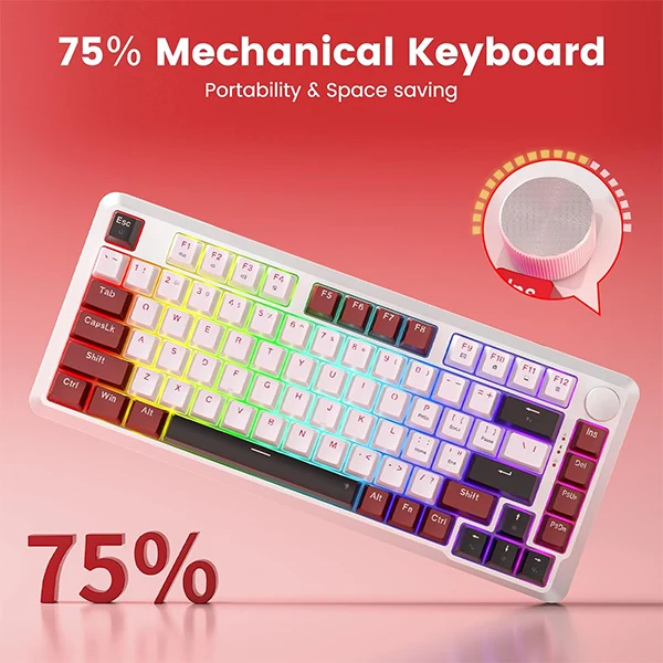 Redragon K721 Rapid Trigger (Burgundy Red)