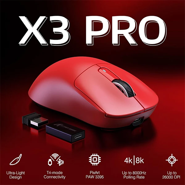 ATTACK SHARK X3 Pro (Red)