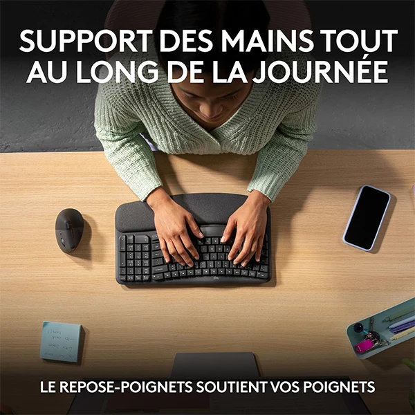 Logitech Wave Keys (Noir)