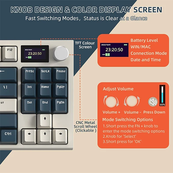 ATTACK SHARK K86 Timing machine (Blue Whale Switch)