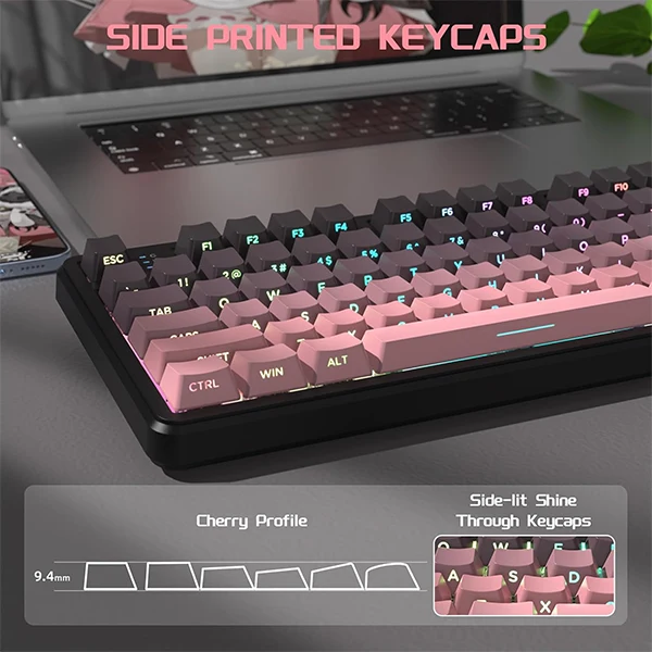 ATTACK SHARK X87 Blackberry (Strawberry Switch)