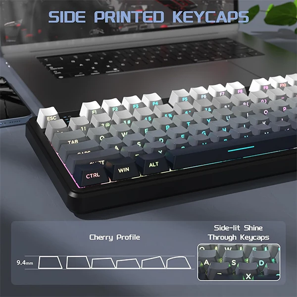 ATTACK SHARK X87 Moon night (Strawberry Switch)