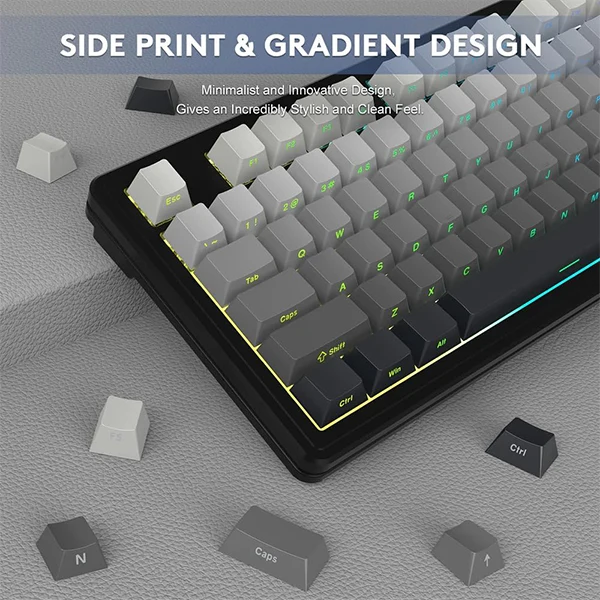 ATTACK SHARK M87Pro V2 Moon night (White jade Switch)