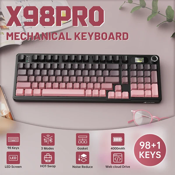 ATTACK SHARK X98Pro Blackberry (Blueberry Switch)