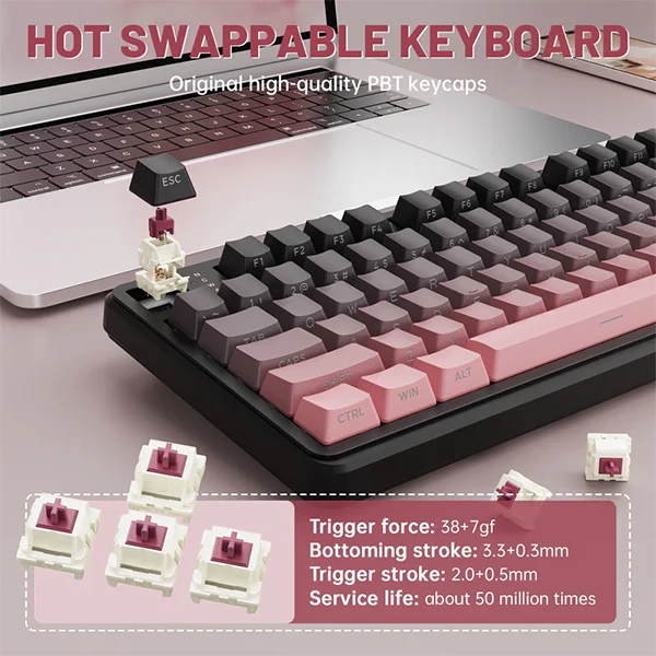 ATTACK SHARK X98Pro Blackberry (Blueberry Switch)