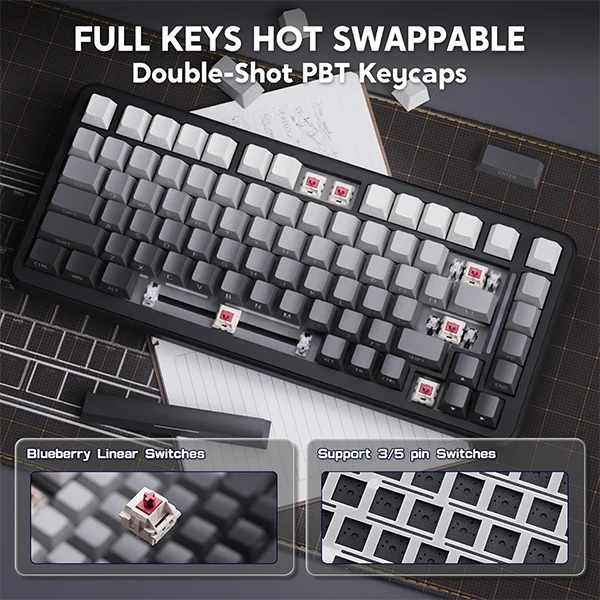 ATTACK SHARK M86 Moon night (Blueberry Switch)