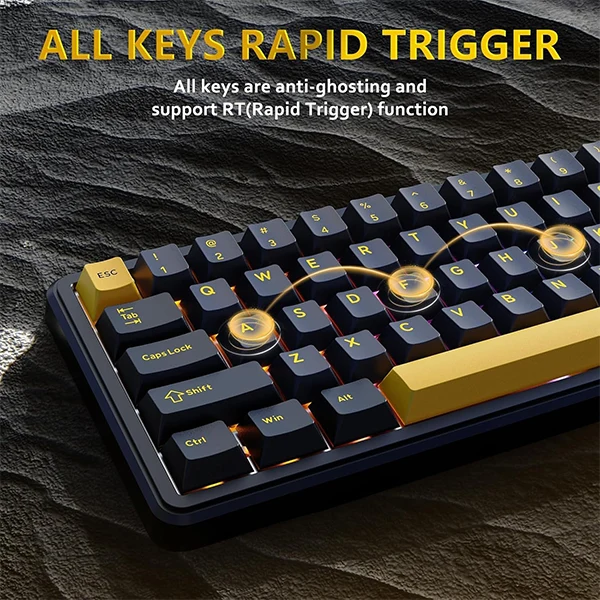 ATTACK SHARK X65 HE Starry Black (Magnetic Switch)