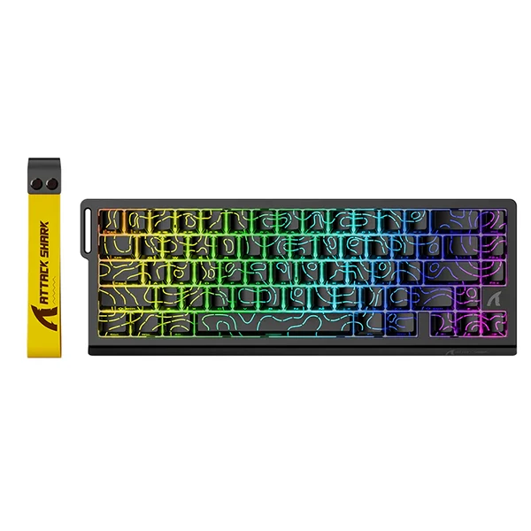 ATTACK SHARK X68 Pro HE Black Contours (Magnetic Switch)