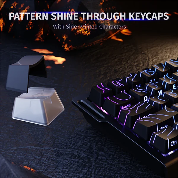 ATTACK SHARK X68 Pro HE Black Contours (Magnetic Switch)