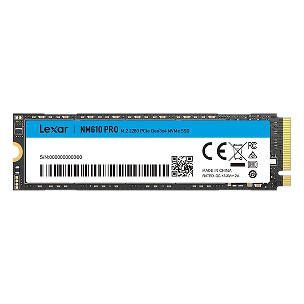 LEXAR NM610 PRO 500GB SSD NVME M.2 PCIe Gen3x4