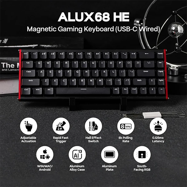 Ajazz alux68 plus Black (Magnetic Switch)