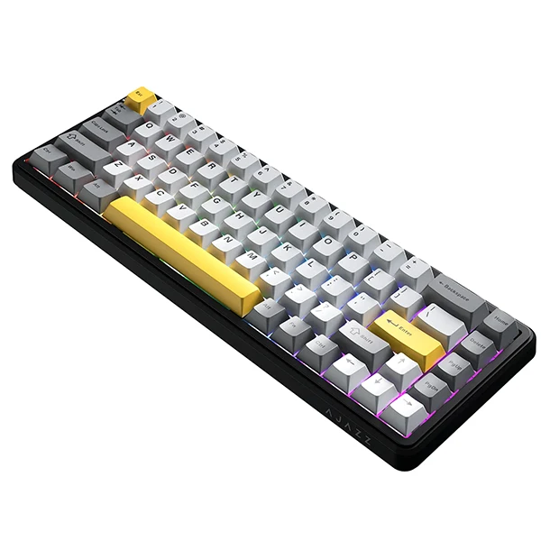 Ajazz ak680 max wireless White-Grey 8+1k