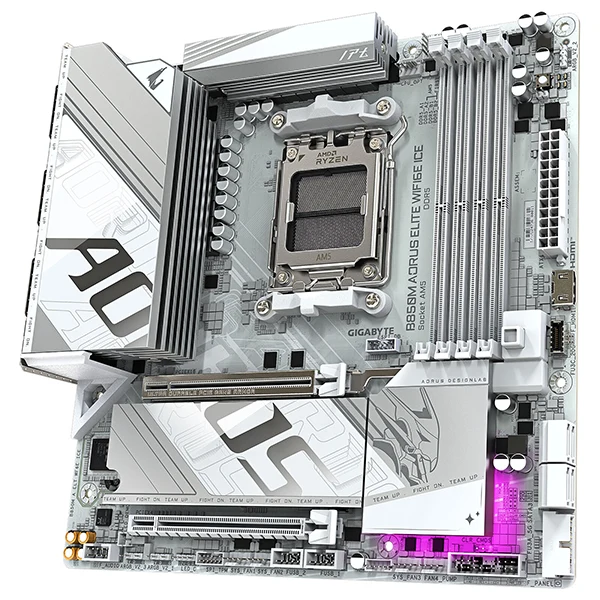 Gigabyte B850M AORUS ELITE WIFI6E ICE