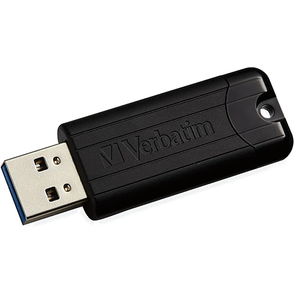 Verbatim Clé USB PinStripe 3.0 de 64GB - Noire