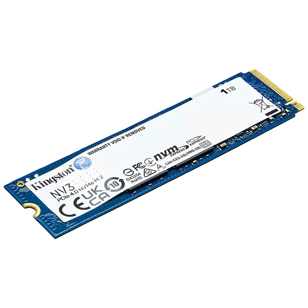Kingston SSD NV3 1TB M.2 NVMe (Sans emballage)