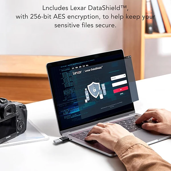 Lexar JumpDrive Fingerprint F35 Pro 3.0 64GB Clé USB