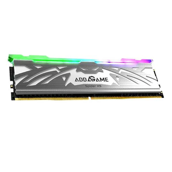 Addlink AddGame Spider X5 RGB 16GB (1x16GB) DDR5 5600MHZ CL40 Mémoire avec Heatsink - Silver