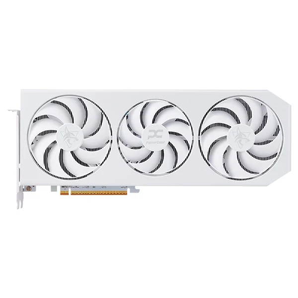 PowerColor Hellhound Spectral White AMD Radeon RX 9070 XT 16GB OC