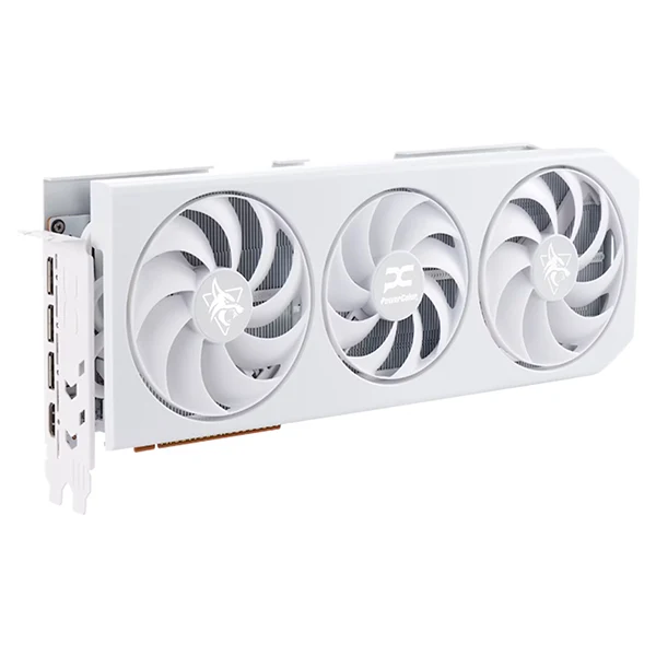 PowerColor Hellhound Spectral White AMD Radeon RX 9070 XT 16GB OC