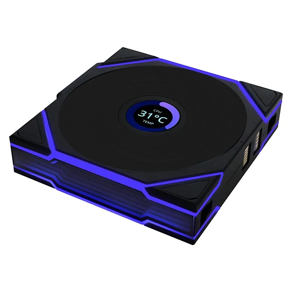Lian Li Uni Fan TL LCD 120 Wireless RGB Noir (Pack de 3)