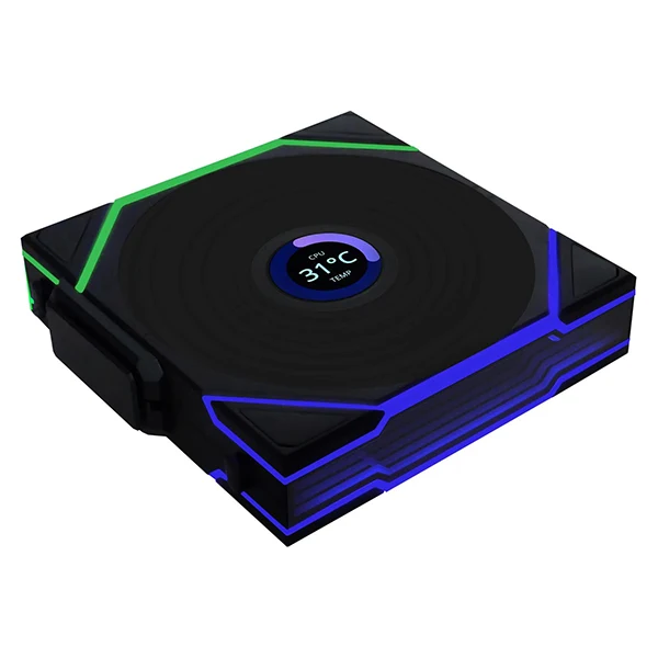 Lian Li Uni Fan TL-LCD 120 Wireless Reverse Noir