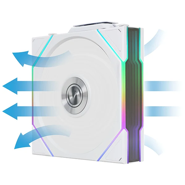 Lian Li Uni Fan TL 120 Wireless Reverse Blade Blanc (Pack de 3)