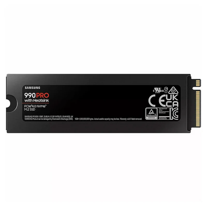 Samsung SSD 990 PRO M.2 PCIe NVMe 4 To avec dissipateur