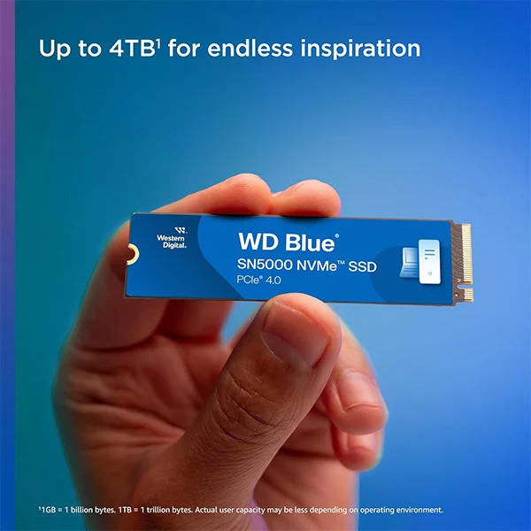 Western Digital SSD WD Blue SN5000 4TB (Sans emballage)