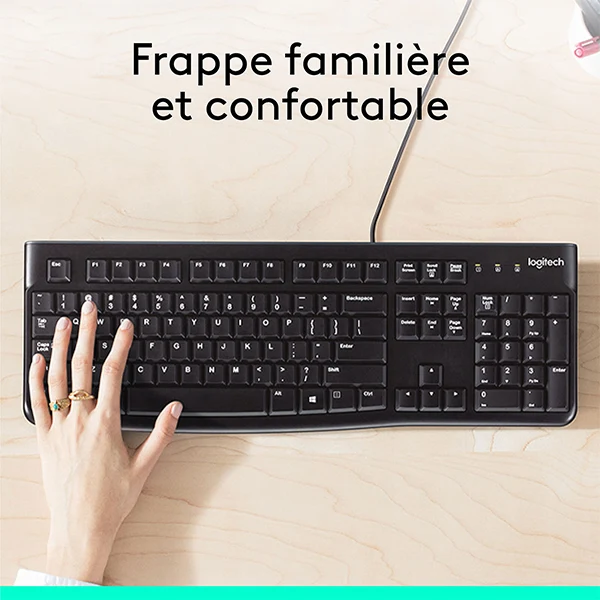 Logitech K120 Corded Keyboard Qwerty