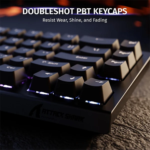 ATTACK SHARK X68 HE BLACK (Magnetic Switch)