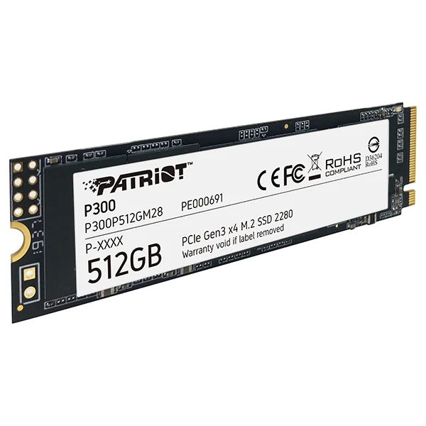 PATRIOT P300 M.2 PCIE NVME SSD 512GB