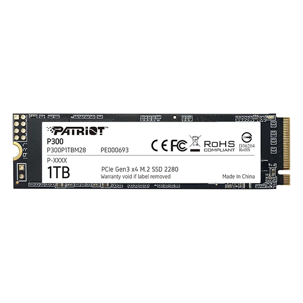 PATRIOT P300 M.2 PCIE NVME 1TB SSD