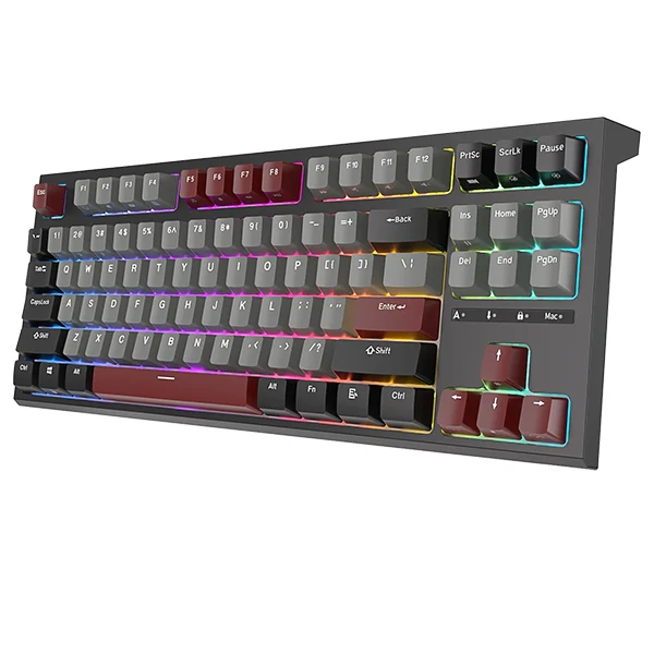 Royal Kludge RKR87 RGB Red Switch (RED-BLACK)