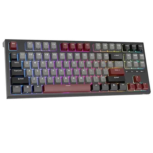 Royal Kludge RKR87 RGB Red Switch (RED-BLACK)