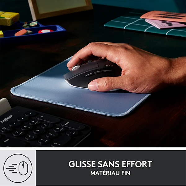 Logitech Mouse Pad Studio Series (Bleu Gris)