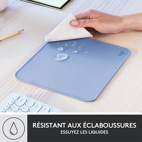 Logitech Mouse Pad Studio Series (Bleu Gris)