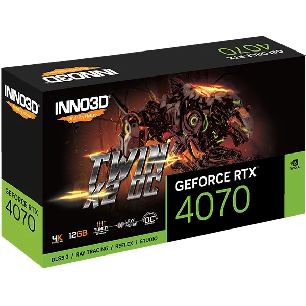 INNO3D RTX 4070 TWIN X2 OC 12GB GDDR6X