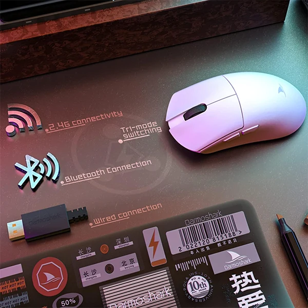 Darmoshark M3 Wireless (White)
