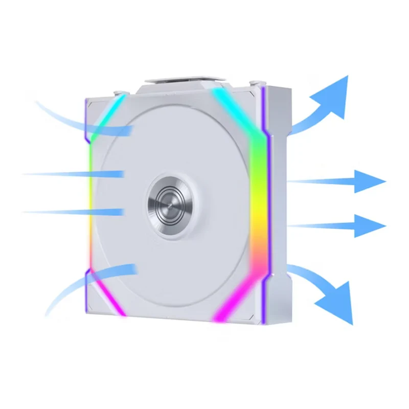 Lian Li UNI SL WIRELESS RGB 120 mm Blanc (Pack de 3)