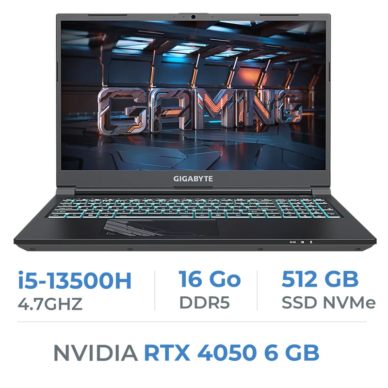 Gigabyte G5 MF5-52ES353SD i5 13500H/16GB DDR5/512GB SSD/RTX4050 6GB/15.6''