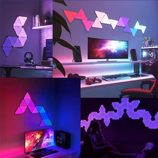 Smart Triangle Wall Lights ( 6 pièces )