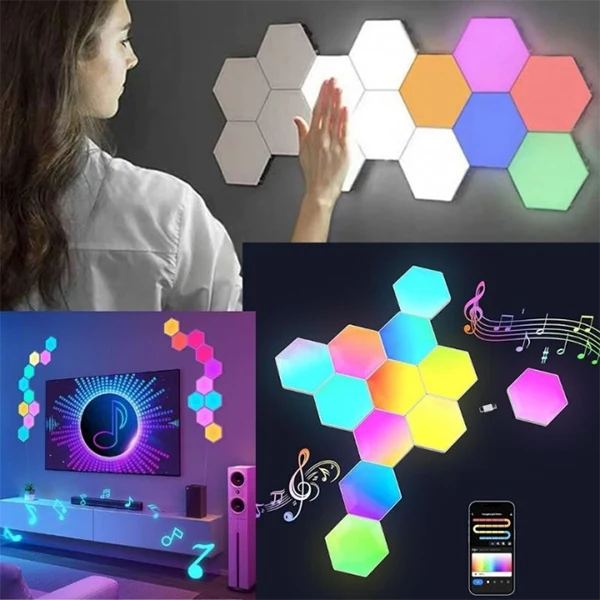 Smart Hexagon lights (6 pièces)