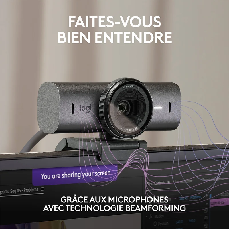 Logitech MX BRIO Graphite 4K