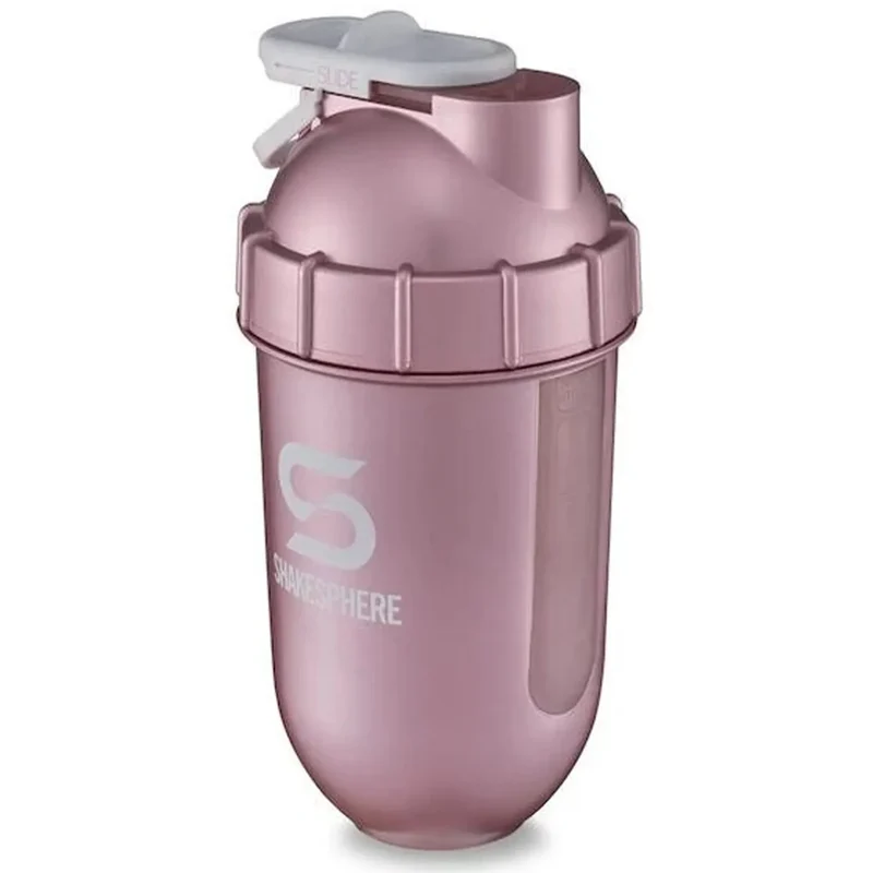 ShakeSphere Tumbler View Pink Logo White